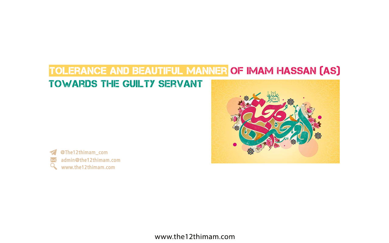 Tolerance and beautiful manner of Imam Hassan al-Mojtaba (as) towards the guilty servant